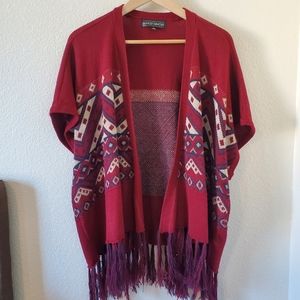 Almost Famous Printed Aztec Western Sweater